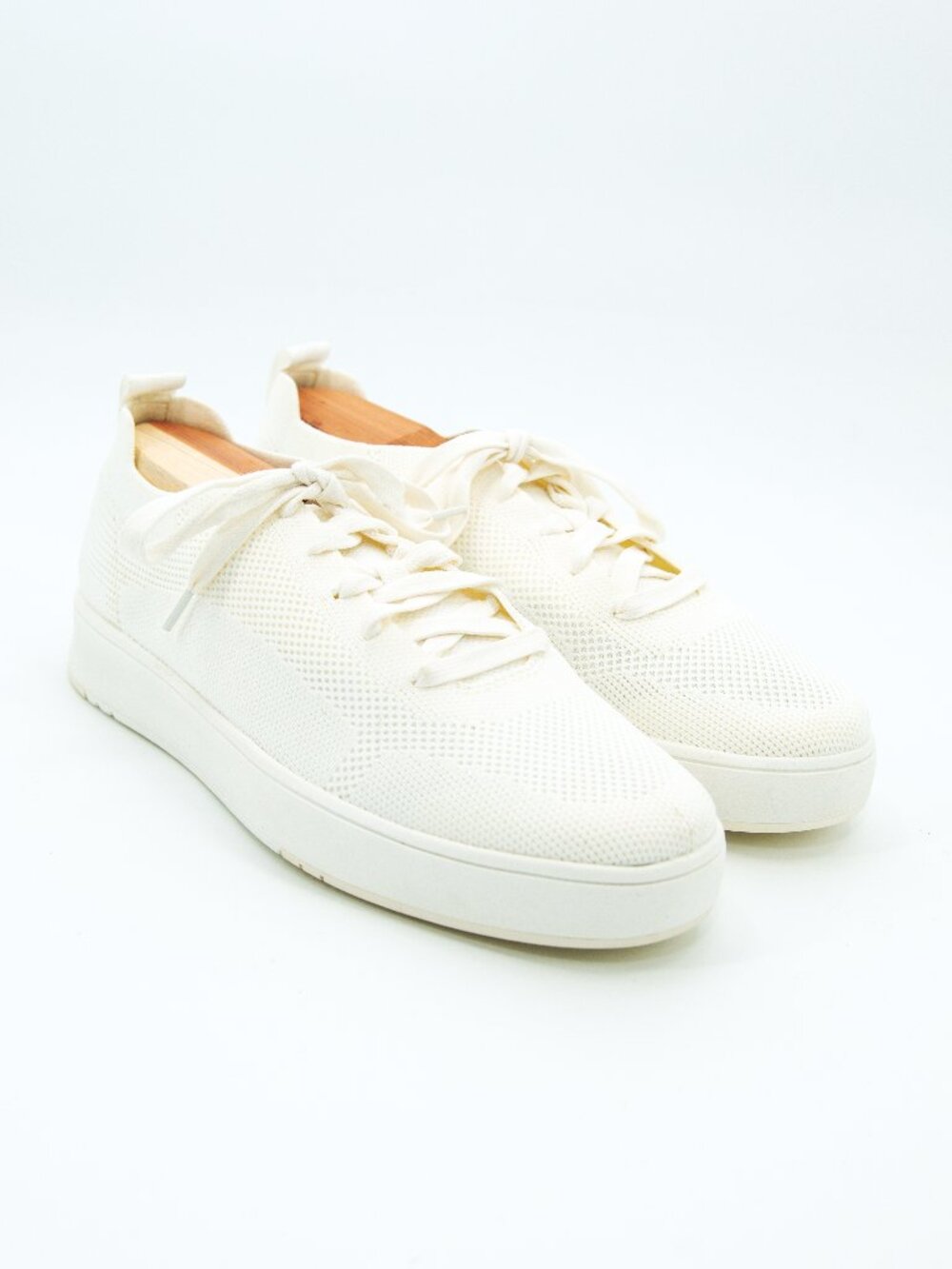 Fitflop Rally Multi-knit Ultra-light Trainers | White | Men's 9